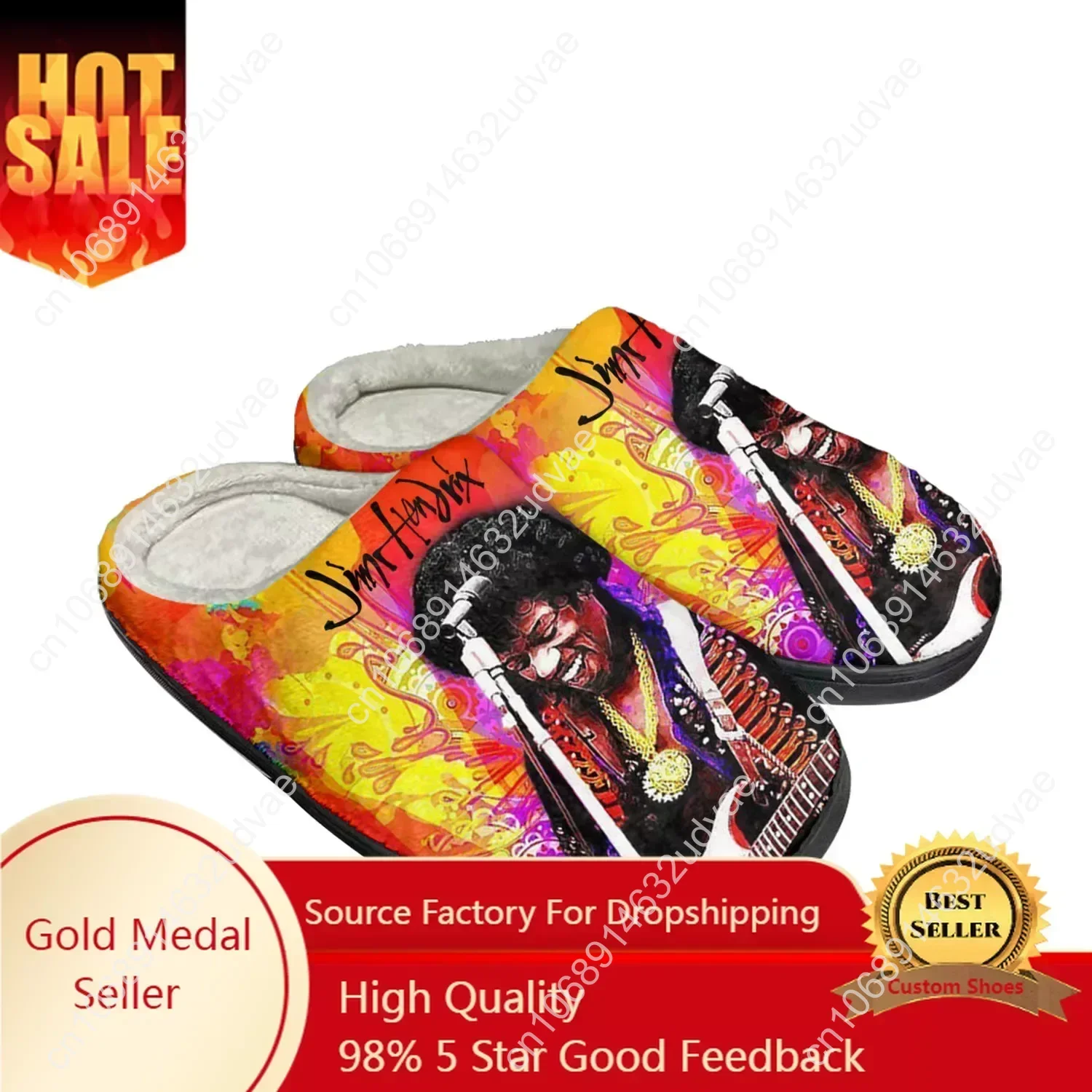 J-Jimi Guitarist Pop Home Cotton Custom Slippers Men Women Sandals Plush Bedroom H-Hendrix Casual Keep Warm Shoe Thermal Slipper
J-Jimi Guitarist Pop Home Cotton Custom Slippers Men Women Sandals Plush Bedroom H-Hendrix Casual Keep Warm Shoe Thermal Slipper
