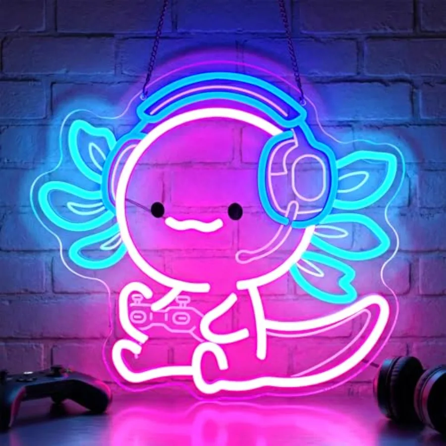 Cute Gaming Neon Sign with Headset and Controller, LED Neon Wall Light for r Room Decor, USB Powered Dimmable Neon Light for Be
Cute Gaming Neon Sign with Headset and Controller, LED Neon Wall Light for r Room Decor, USB Powered Dimmable Neon Light for Be