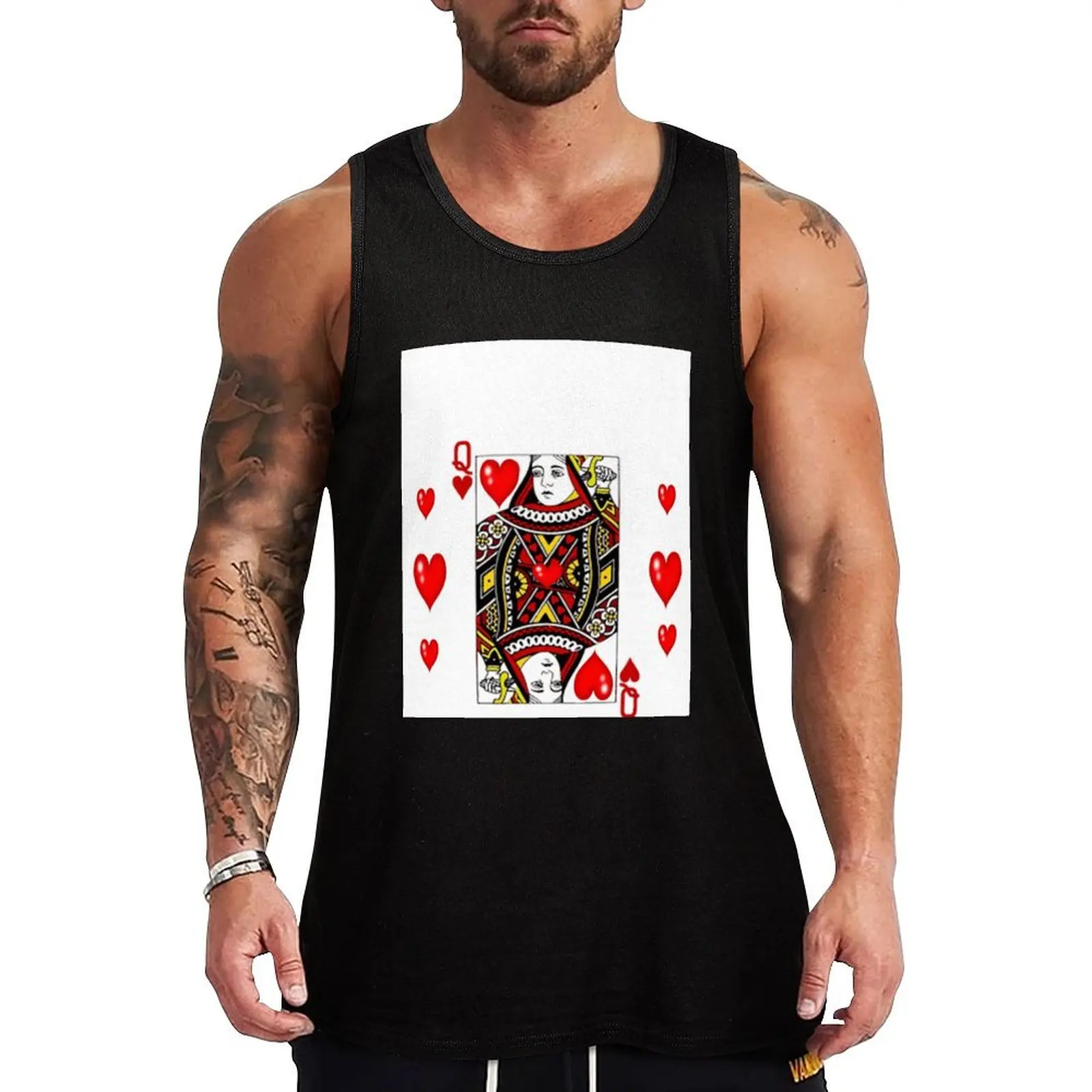 QUEEN OF HEARTS SUIT CASINO PLAYING FACE CARD VALENTINES Tank Top Men's clothing brands gym shirts anime top
QUEEN OF HEARTS SUIT CASINO PLAYING FACE CARD VALENTINES Tank Top Men's clothing brands gym shirts anime top