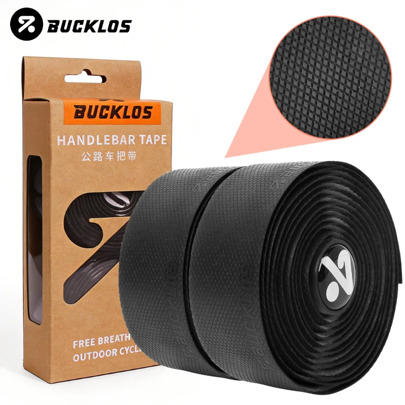 BUCKLOS Bicycle Handlebar Tape Anti-Slip Damping Gravel Road Bike Handle Belt Wraps with Bar End Plugs Wear-resistant Bandage
BUCKLOS Bicycle Handlebar Tape Anti-Slip Damping Gravel Road Bike Handle Belt Wraps with Bar End Plugs Wear-resistant Bandage