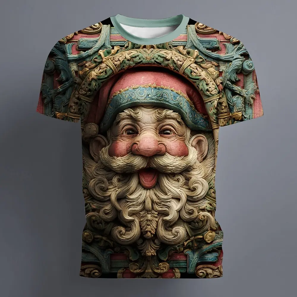 3D Printed Vintage Santa Clause Graphic T-Shirts Classic Design Round Neck Pullovers For Men Women Christmas Festival Party Tops
3D Printed Vintage Santa Clause Graphic T-Shirts Classic Design Round Neck Pullovers For Men Women Christmas Festival Party Tops