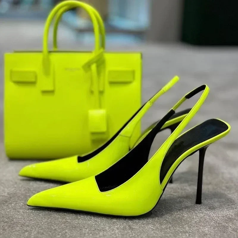 Aneikeh Sexy Slingbacks Woman Pumps Sandals Street Style Elegant Pointed Toe Thin High Heels Stripper Party Ladies Luxury Shoes
Aneikeh Sexy Slingbacks Woman Pumps Sandals Street Style Elegant Pointed Toe Thin High Heels Stripper Party Ladies Luxury Shoes