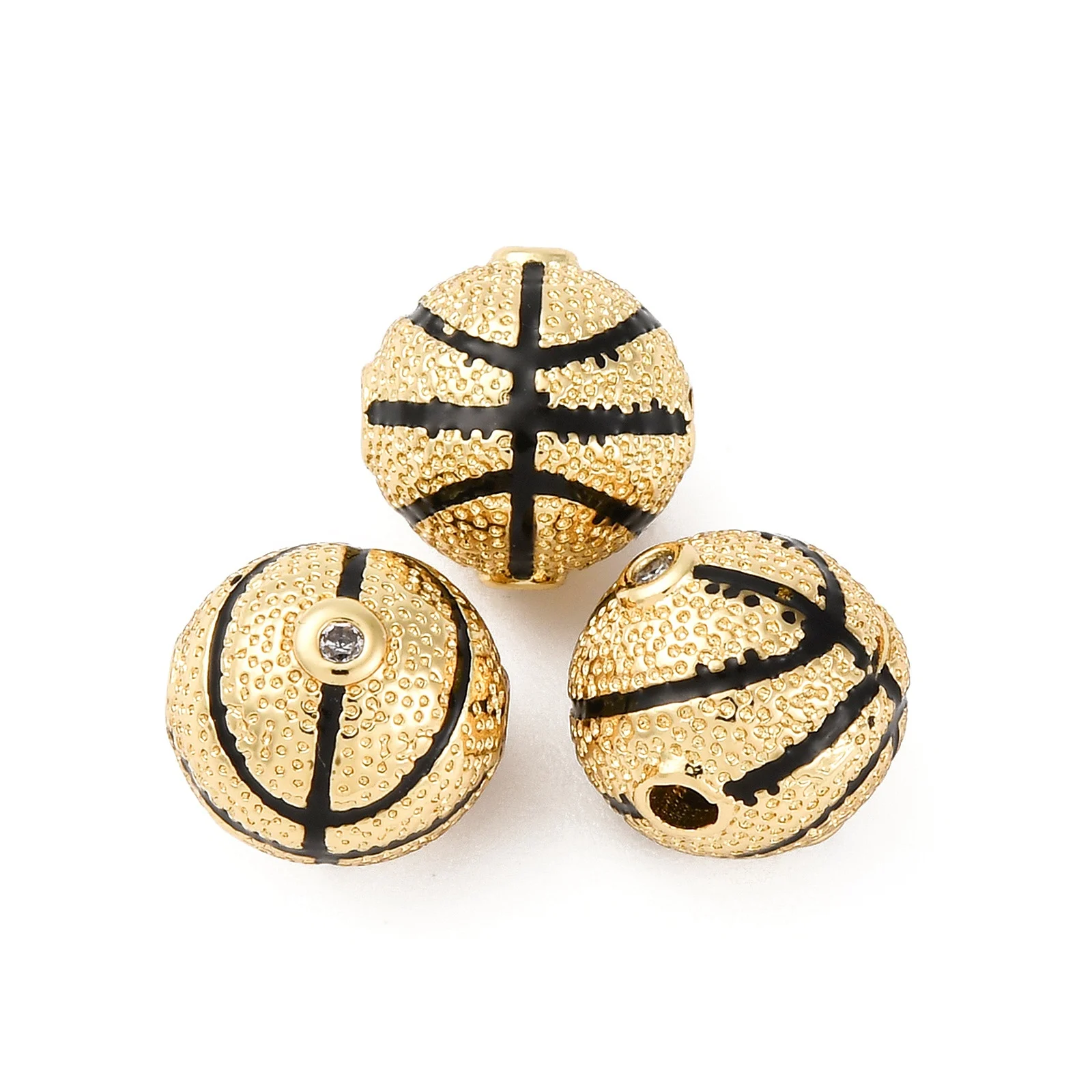 10pcs Brass Beads with Enamel Real 18K Gold Plated for Making DIY Jewelry Necklace Earring Bracelet Supplies
10pcs Brass Beads with Enamel Real 18K Gold Plated for Making DIY Jewelry Necklace Earring Bracelet Supplies