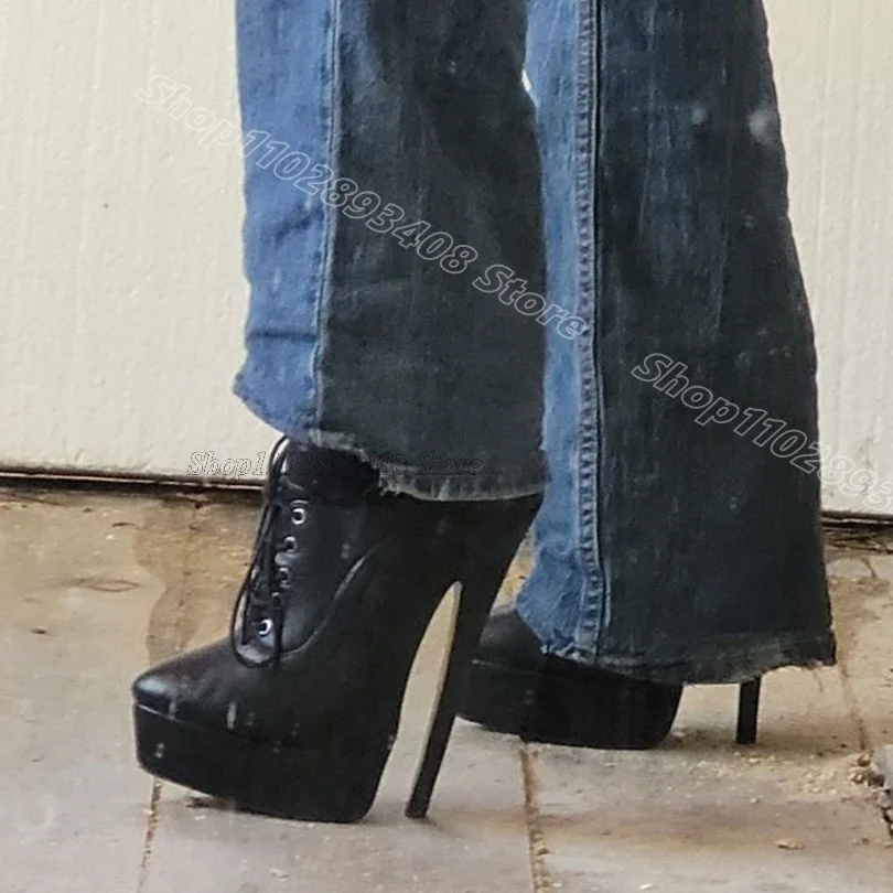 Black Lace up Matte Leather Pumps Solid Platform Spring Women New British Style Party Dress Women Shoes 2025 Zapatos Para Mujere
Black Lace up Matte Leather Pumps Solid Platform Spring Women New British Style Party Dress Women Shoes 2025 Zapatos Para Mujere