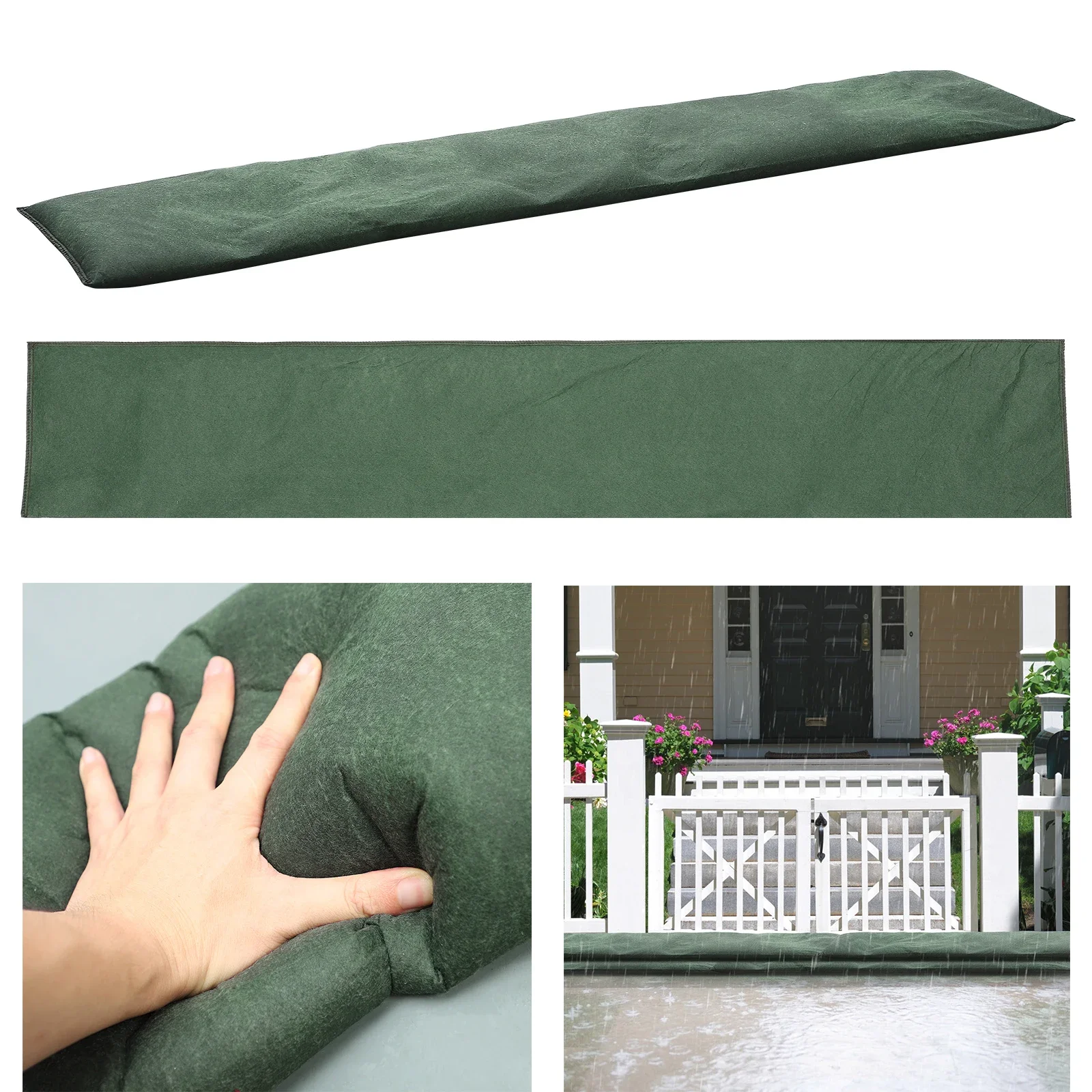 Sandless Sand Bags for Anti Flood Control Water Activated Flood Barriers for Home Door Alternative Sandbag Rain Protection
Sandless Sand Bags for Anti Flood Control Water Activated Flood Barriers for Home Door Alternative Sandbag Rain Protection