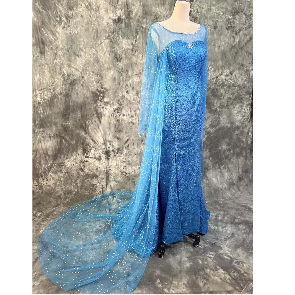 New Arrival Elsa Queen Cosplay Costume Dress For Halloween Birtyday Party Women Girl Dress
New Arrival Elsa Queen Cosplay Costume Dress For Halloween Birtyday Party Women Girl Dress
