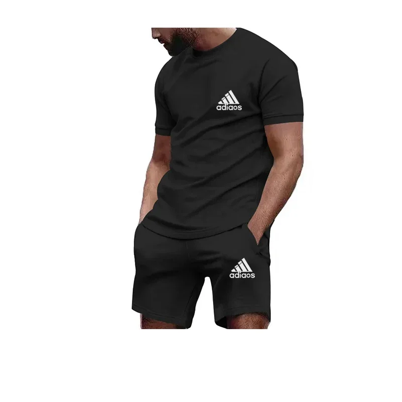 Summer Popular Men's T-shirt+shorts Suit Men Sports Suit Printing Casual Fashion Short-sleeved T-shirt Set Men Joggers Suit Set
Summer Popular Men's T-shirt+shorts Suit Men Sports Suit Printing Casual Fashion Short-sleeved T-shirt Set Men Joggers Suit Set