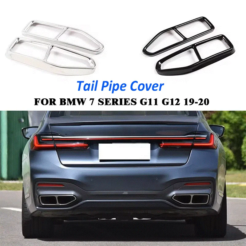Exhaust Muffler Tail Pipe Cover Kit For BMW 7 Series G11 G12 2019 2020 decorative frame Automotive exterior modification
Exhaust Muffler Tail Pipe Cover Kit For BMW 7 Series G11 G12 2019 2020 decorative frame Automotive exterior modification