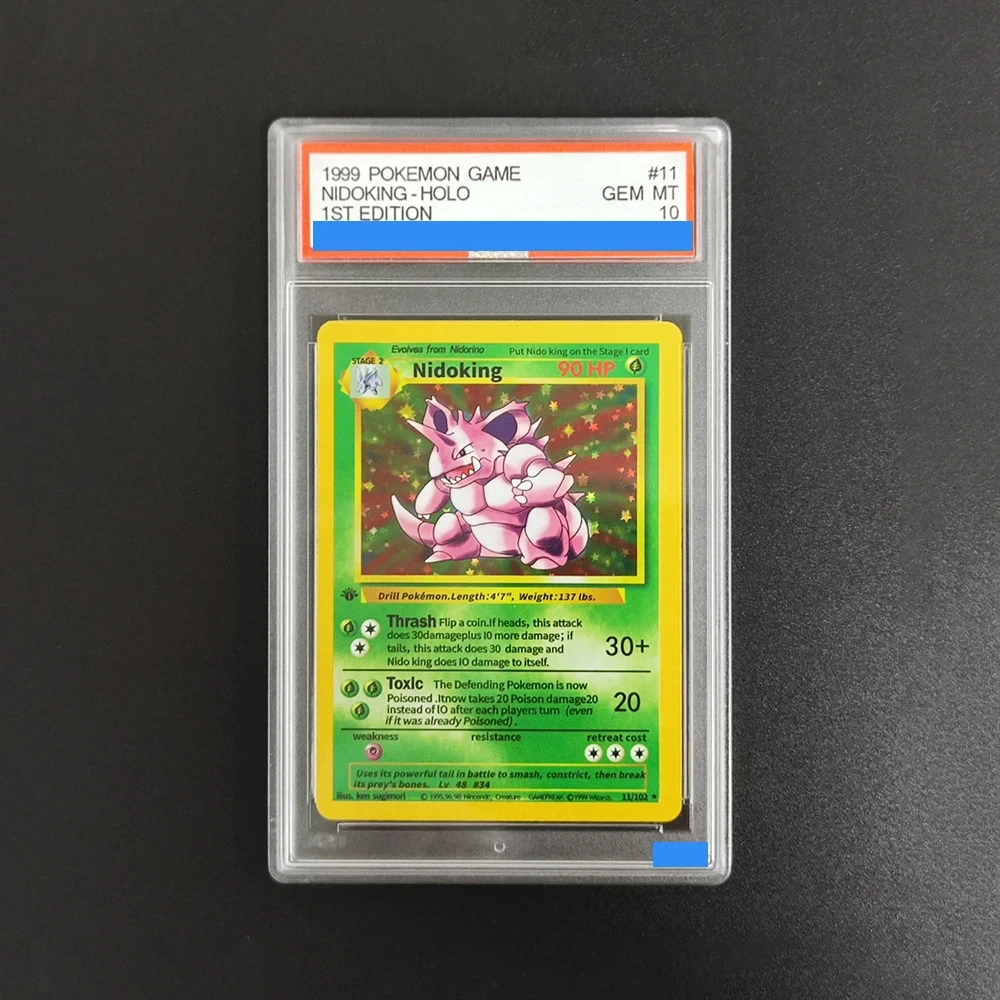 Proxy DIY Hot! 1999 US Nidoking #11 1st Edition TCG - 10/10 Gem MT, Rare Pokemon Holo Collectible Card Rating Cards 10
Proxy DIY Hot! 1999 US Nidoking #11 1st Edition TCG - 10/10 Gem MT, Rare Pokemon Holo Collectible Card Rating Cards 10