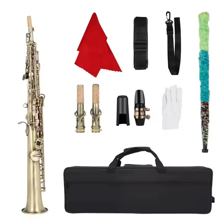 High Quality soprano B-flat Saxophone Is Painted Wholesale Price Gift Wind Instruments
High Quality soprano B-flat Saxophone Is Painted Wholesale Price Gift Wind Instruments