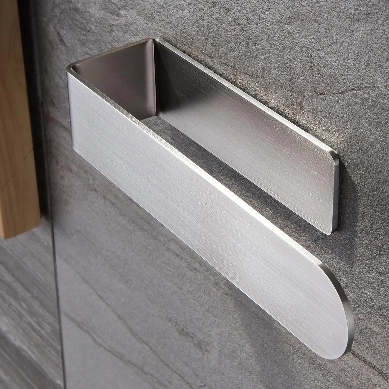 Self-Adhesive Hand Towel Holder - 8 Inch SUS 304 Stainless Steel Brushed, Stick on Wall for Bathroom Kitchen
Self-Adhesive Hand Towel Holder - 8 Inch SUS 304 Stainless Steel Brushed, Stick on Wall for Bathroom Kitchen