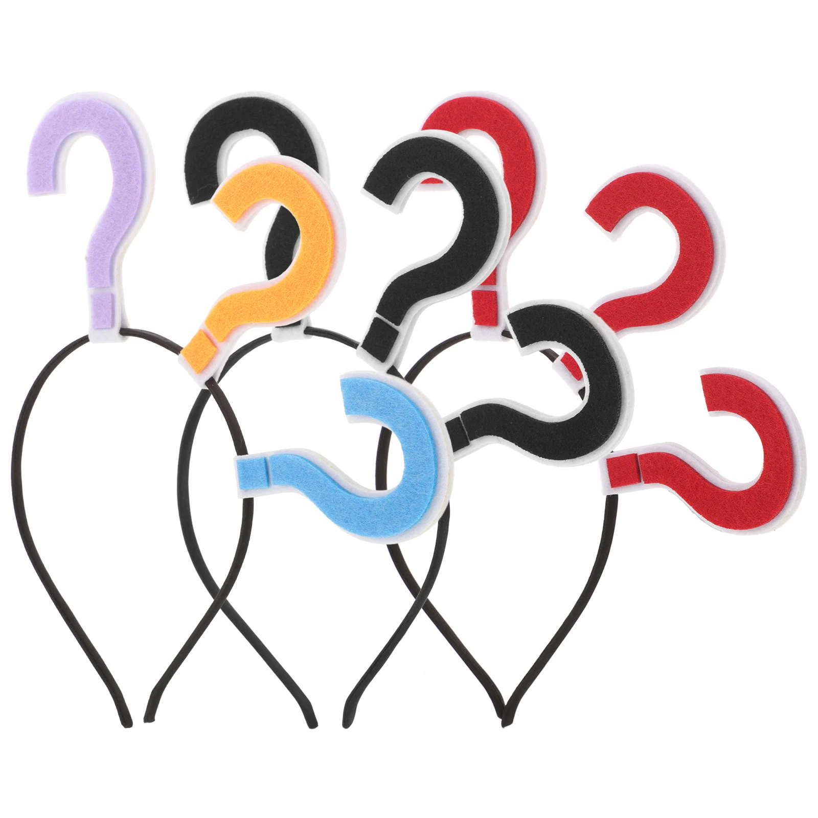 3pcs Cartoon Question Mark Hair Hoop Party Accessory Question Mark Party Hair Hoop Comfortable Wear Holiday Funny Headdress
3pcs Cartoon Question Mark Hair Hoop Party Accessory Question Mark Party Hair Hoop Comfortable Wear Holiday Funny Headdress