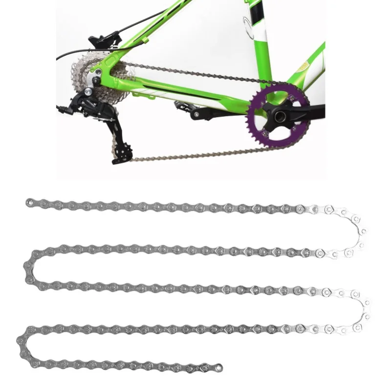 8s Sports Bike Chain Stainless Steel Bike Wear Resistant Chains Parts For Mountain Road Bicycle
8s Sports Bike Chain Stainless Steel Bike Wear Resistant Chains Parts For Mountain Road Bicycle