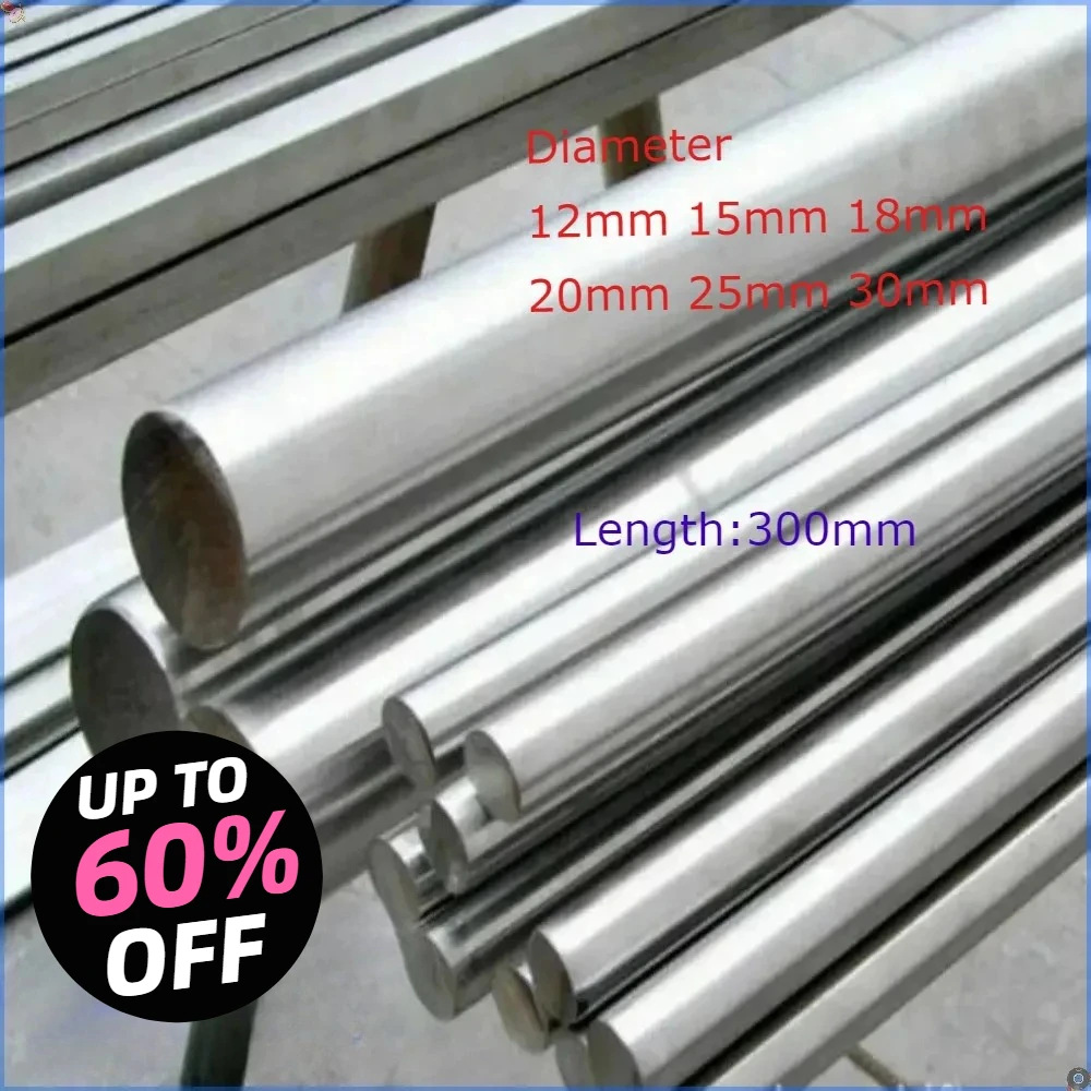 12mm 15mm 18mm 20mm 25mm 30mm 304 Stainless Steel Rod Shaft 300mm Long Rod Bar Linear Shaft Round Bar Ground Stock L=30CM
12mm 15mm 18mm 20mm 25mm 30mm 304 Stainless Steel Rod Shaft 300mm Long Rod Bar Linear Shaft Round Bar Ground Stock L=30CM