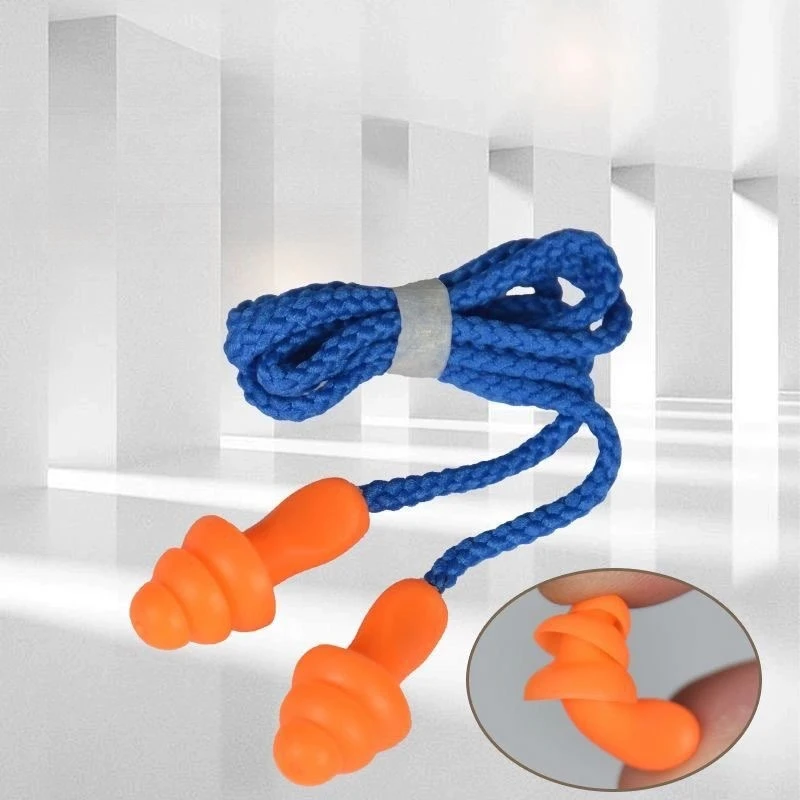 5pcs Earplugs Soft Silicone Corded Ear Protector Soundproof Earmuffs Noise Protection Earplugs Sleep Snoring Reusable EarPlugs
5pcs Earplugs Soft Silicone Corded Ear Protector Soundproof Earmuffs Noise Protection Earplugs Sleep Snoring Reusable EarPlugs