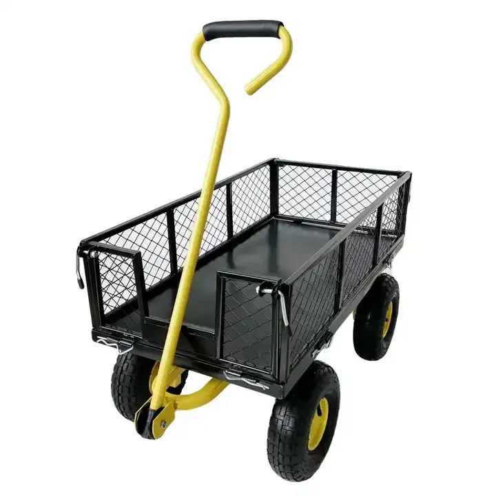 Mesh Folding Cart Side Heavy-duty 4-wheel Steel Cart Practical Outdoor Handcart Garden Tool Cart Folding Wagon
Mesh Folding Cart Side Heavy-duty 4-wheel Steel Cart Practical Outdoor Handcart Garden Tool Cart Folding Wagon