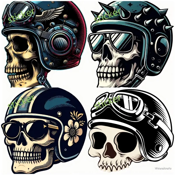 Skull Helmet Car Sticker RV Decal Motorcycle Off-road Laptop Trunk Guitar Vinyl Decor
Skull Helmet Car Sticker RV Decal Motorcycle Off-road Laptop Trunk Guitar Vinyl Decor