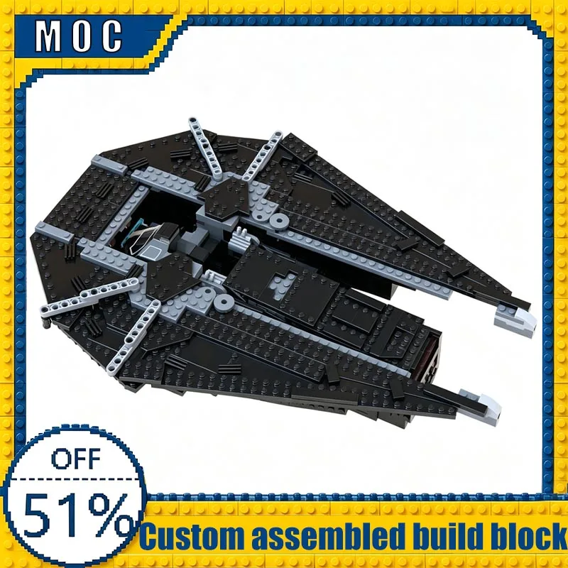 750PCS Tie Reaper Alternate Build of Set 75256 Shuttle War Series MOC Model Building Blocks Assembly Toy Birthday Gift For Adult
750PCS Tie Reaper Alternate Build of Set 75256 Shuttle War Series MOC Model Building Blocks Assembly Toy Birthday Gift For Adult