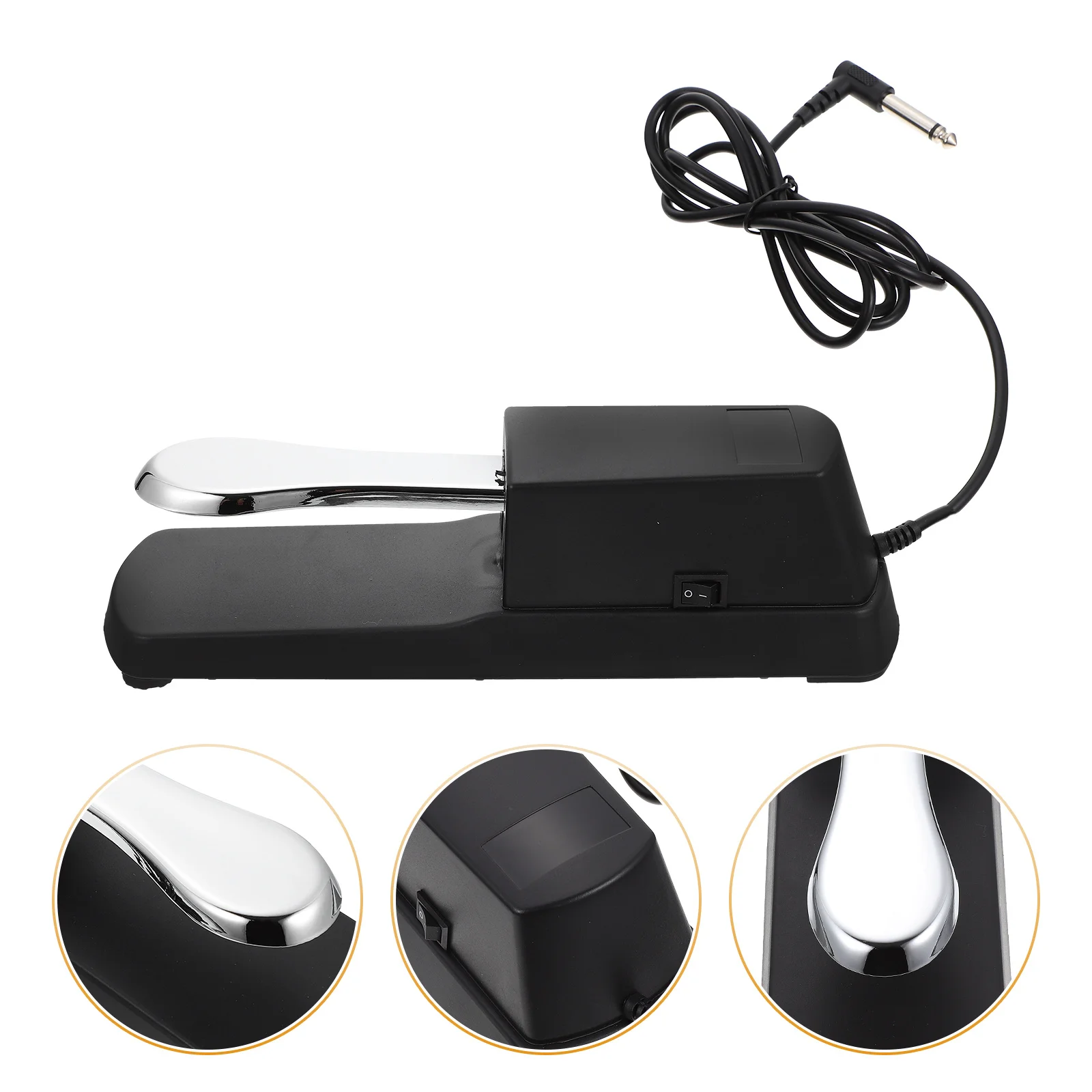 Electronic Keyboard Sustain Pedal Thickened Nonslip Design For Piano Midi Keyboard Portable Damper Pedal Accessory
Electronic Keyboard Sustain Pedal Thickened Nonslip Design For Piano Midi Keyboard Portable Damper Pedal Accessory