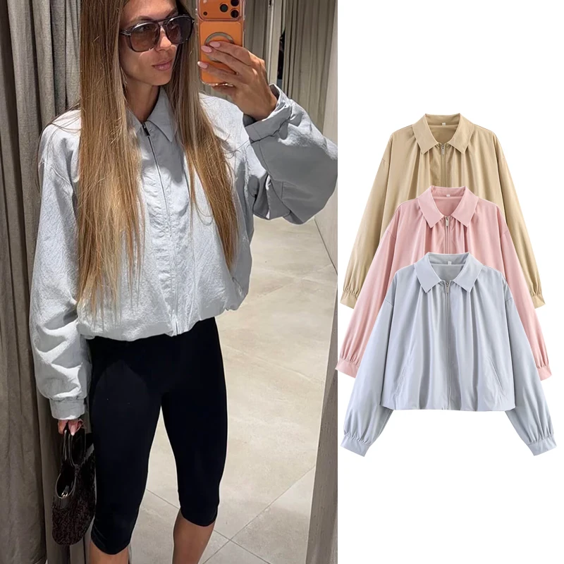 Women's Spring New Jackets Blouse 2026 New Fashion Elegant Women's Loose Jackets Chic Spring Travel Joker Long-Sleeved Coats
Women's Spring New Jackets Blouse 2026 New Fashion Elegant Women's Loose Jackets Chic Spring Travel Joker Long-Sleeved Coats
