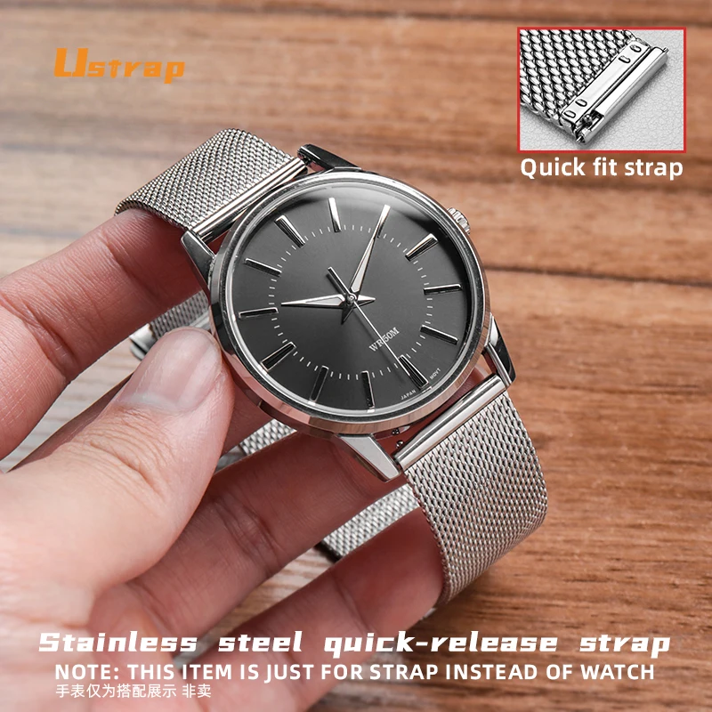 Quick release Stainless Steel watchband Milanese Mesh Strap for Garmin 265 255 245 965 745 Samsung 18MM 20MM 22MM Bracelet
Quick release Stainless Steel watchband Milanese Mesh Strap for Garmin 265 255 245 965 745 Samsung 18MM 20MM 22MM Bracelet