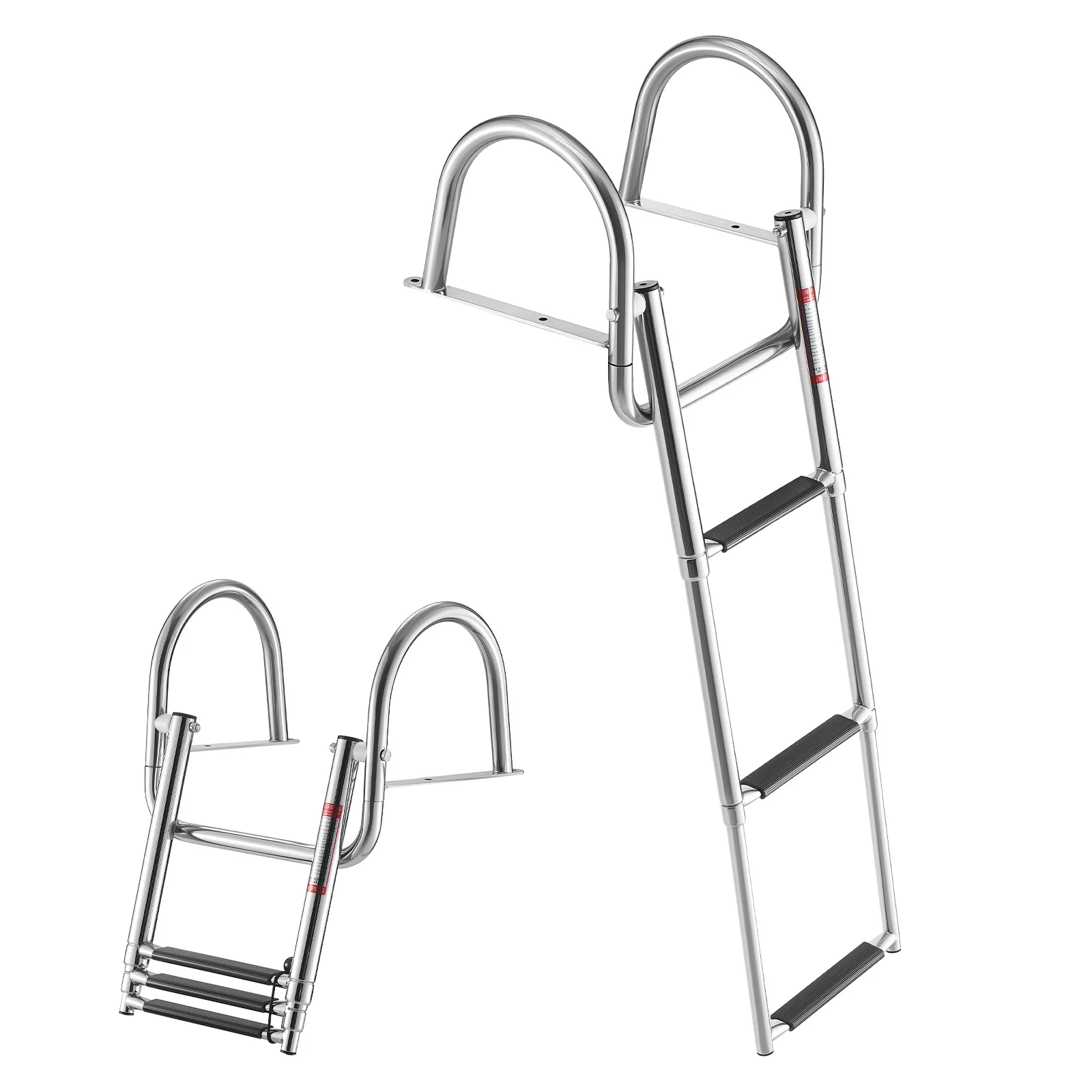 SucceBuy 3/4 Steps 600lbs Telescoping Boat Ladder Stainless Steel Folding Swim Deck Ladder with Handrails for Yacht Pontoon Boat
SucceBuy 3/4 Steps 600lbs Telescoping Boat Ladder Stainless Steel Folding Swim Deck Ladder with Handrails for Yacht Pontoon Boat