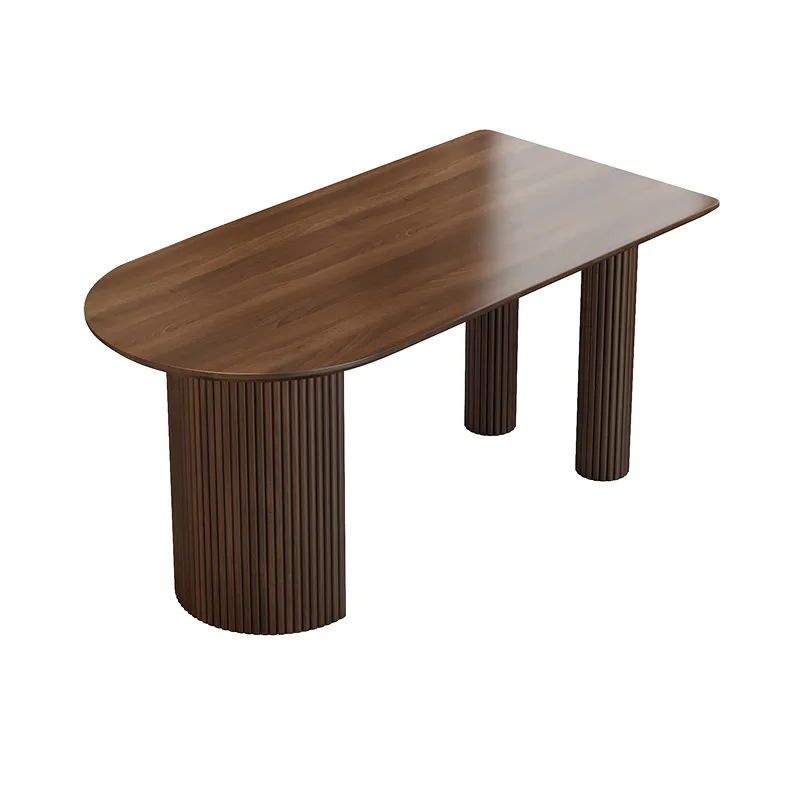 Small household ash wood dining table, solid wood multi-person dining table, living room rectangle, negotiation table
Small household ash wood dining table, solid wood multi-person dining table, living room rectangle, negotiation table