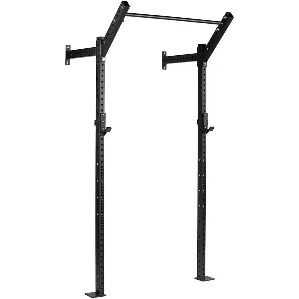 Компактная настенная силовая стойка (Power Rack), 82 В x 24 Г, сталь 2x3 11-го калибра, с J-образными крюками и турником в комплекте
Компактная настенная силовая стойка (Power Rack), 82 В x 24 Г, сталь 2x3 11-го калибра, с J-образными крюками и турником в комплекте