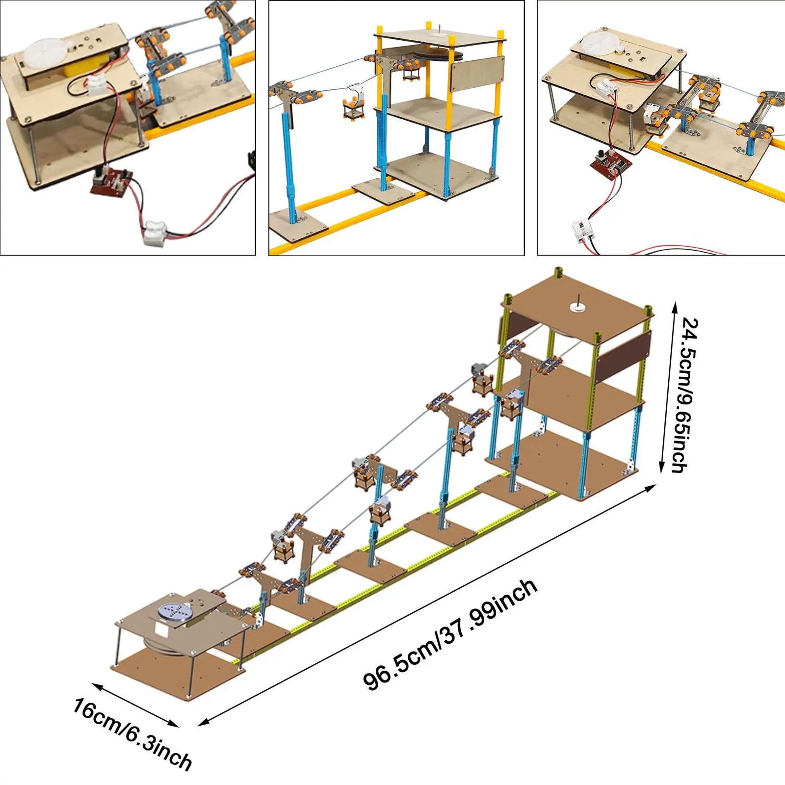 Sightseeing Cable Car Systerm Stem Toys Teaching Device Science Experiment Hand Assembled for Classroom Students Boys Girls
Sightseeing Cable Car Systerm Stem Toys Teaching Device Science Experiment Hand Assembled for Classroom Students Boys Girls