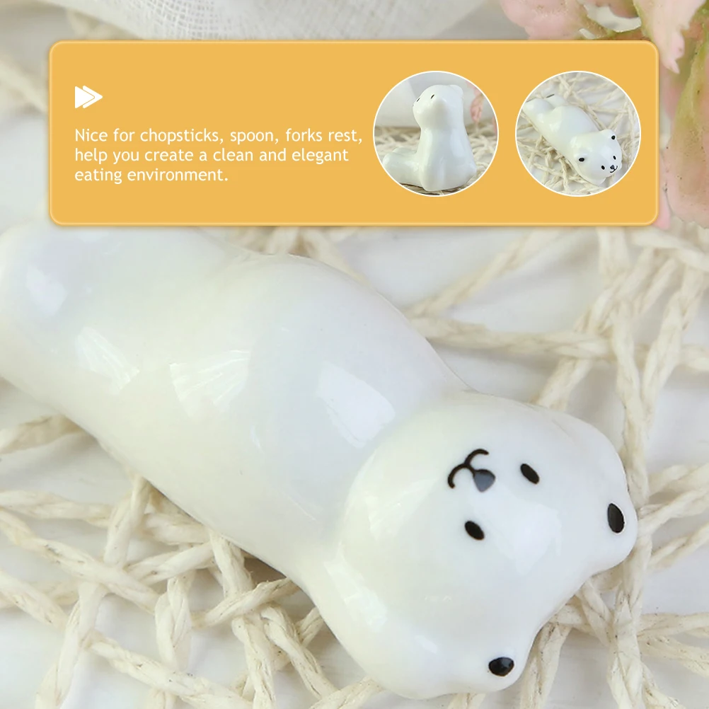 4Pcs Ceramic Chopstick Rests Adorable Bear Shape Stand for Chopsticks Spoons Forks Table Organizer Elegant Dining Room
4Pcs Ceramic Chopstick Rests Adorable Bear Shape Stand for Chopsticks Spoons Forks Table Organizer Elegant Dining Room