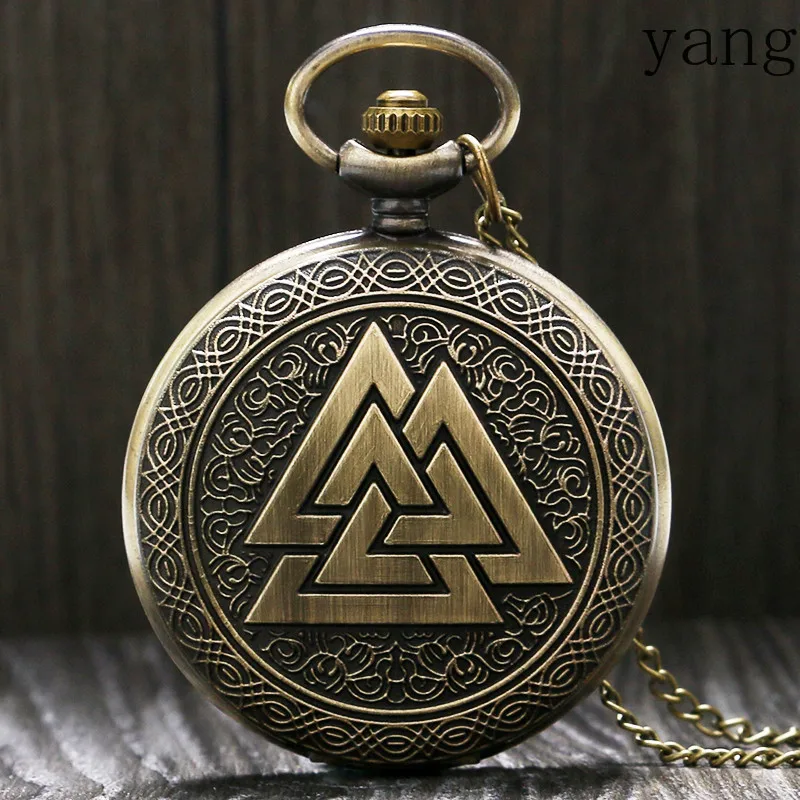 LH Bronze Pocket Watch, Fashion Quartz Pocket Watch, Triangle Pattern
LH Bronze Pocket Watch, Fashion Quartz Pocket Watch, Triangle Pattern