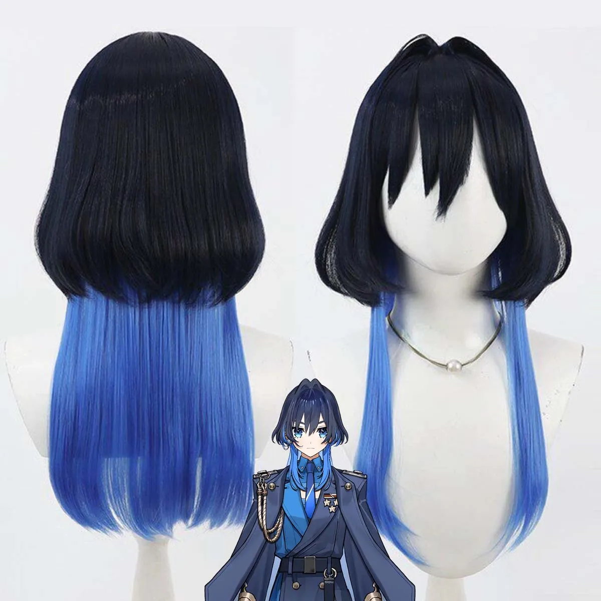 Virtual YouTuber VTuber Hololive English Ouro Kronii Cosplay Long Heat Resistant Synthetic Hair Wig
Virtual YouTuber VTuber Hololive English Ouro Kronii Cosplay Long Heat Resistant Synthetic Hair Wig