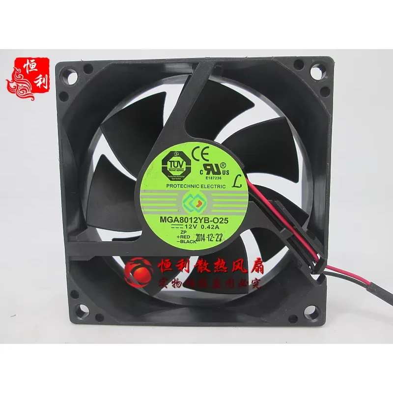 Magic MGA8012YB-O25 DC 12 В 0,42 А 80x80x25 мм 2-проводной охлаждающий вентилятор для сервера
Magic MGA8012YB-O25 DC 12 В 0,42 А 80x80x25 мм 2-проводной охлаждающий вентилятор для сервера