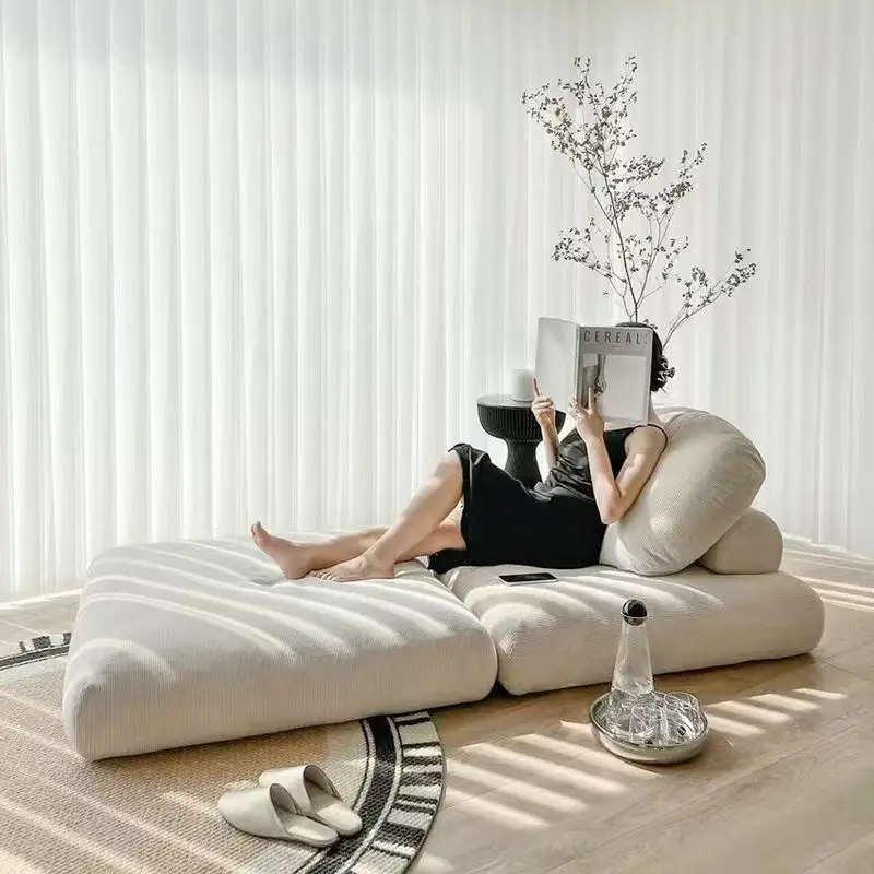 Lazy sofa mochi fabric sofa living room balcony tatami single tofu block cream module combination sofa
Lazy sofa mochi fabric sofa living room balcony tatami single tofu block cream module combination sofa