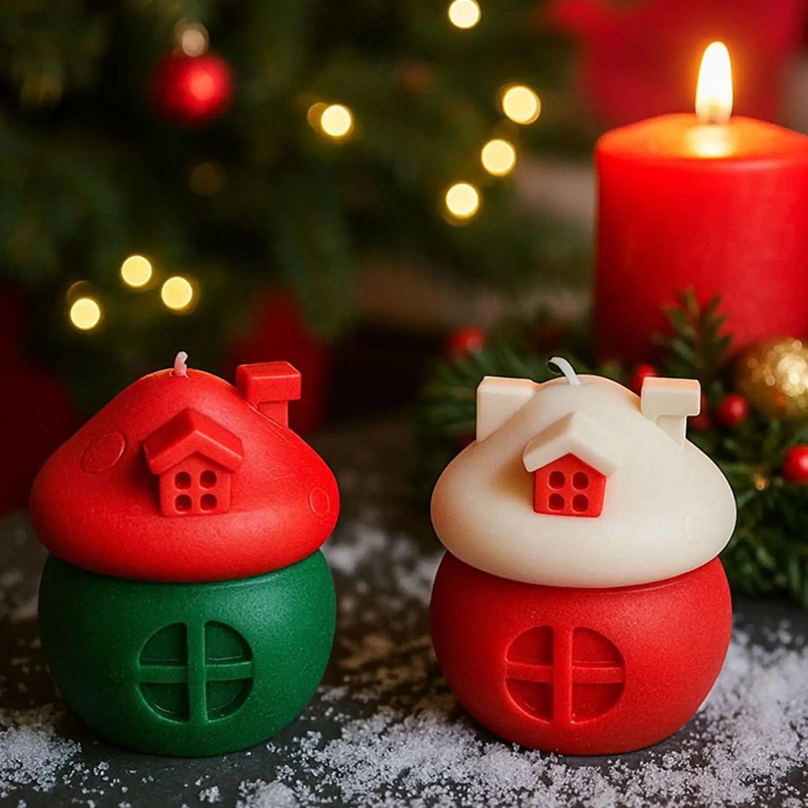 Christmas Candle Molds Santa's Cottage Resin Casting Clay Craft House Mold Candle Making for Christmas Thanksgiving decoration
Christmas Candle Molds Santa's Cottage Resin Casting Clay Craft House Mold Candle Making for Christmas Thanksgiving decoration