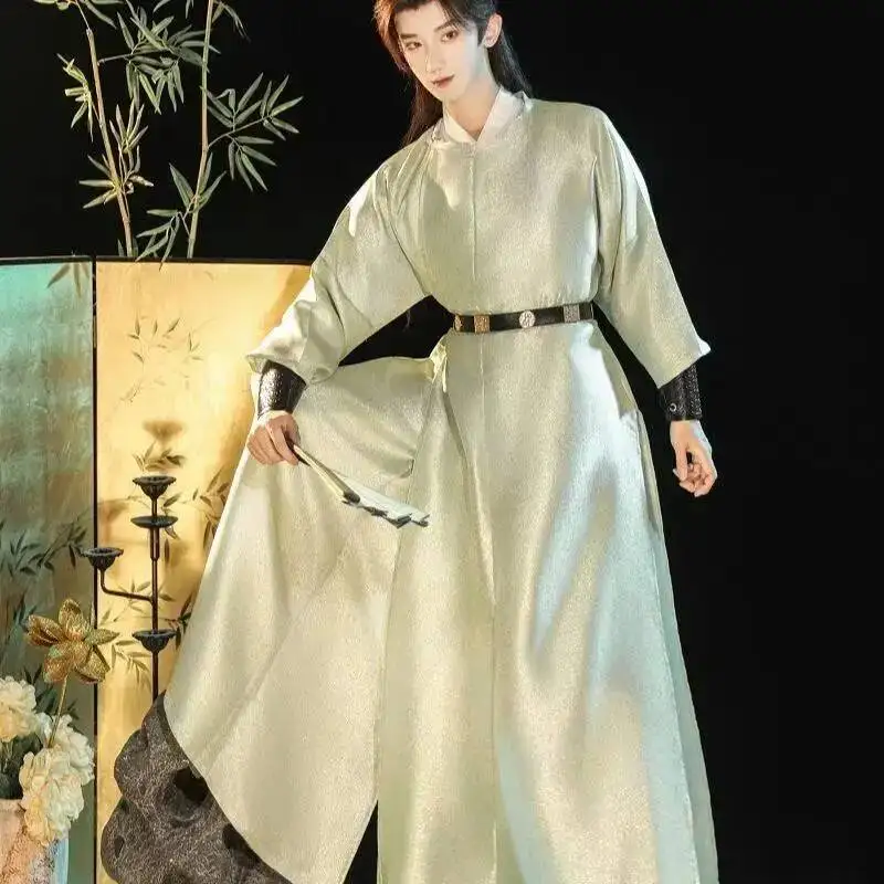 Tang Dynasty Gold Woven Hanfu Traditional Chinese Round Neck Robe Vintage Wedding Groom Uniform Carnival Swordsman Cosplay Suit
Tang Dynasty Gold Woven Hanfu Traditional Chinese Round Neck Robe Vintage Wedding Groom Uniform Carnival Swordsman Cosplay Suit
