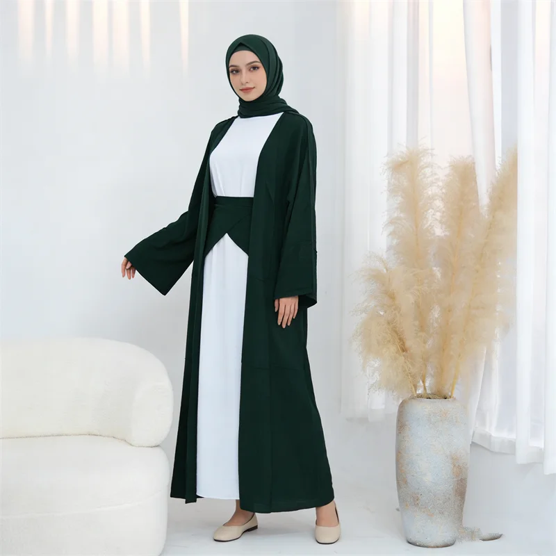 Ramadan Open Abaya Dubai Kaftan Women Muslim Dress Islam Kimono Cardigan Kebaya Eid Caftan Marocain Femme Robe Jalabiya Abbayas
Ramadan Open Abaya Dubai Kaftan Women Muslim Dress Islam Kimono Cardigan Kebaya Eid Caftan Marocain Femme Robe Jalabiya Abbayas