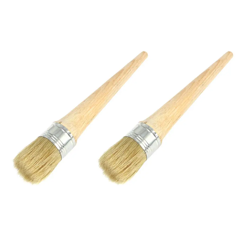 2Pcs Round Paint Brush Wooden Handle Bristles Canvas Painting Durable Ergonomic Oil Watercolor Acrylic Varnishes Projects Easy
2Pcs Round Paint Brush Wooden Handle Bristles Canvas Painting Durable Ergonomic Oil Watercolor Acrylic Varnishes Projects Easy