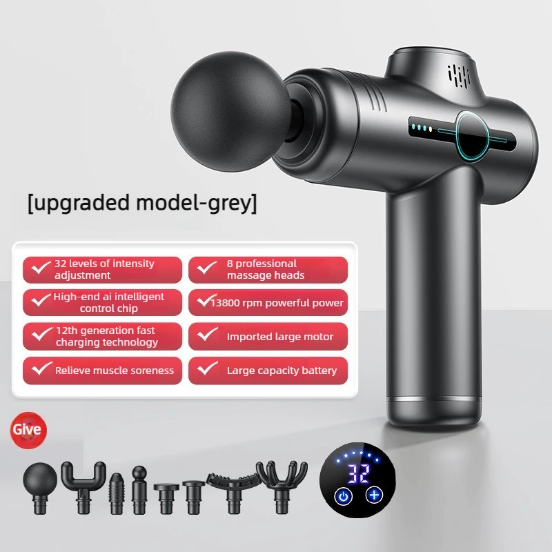 Level 99 Massage Gun Fascia Deep Muscle Relaxation Body Neck Massager Electric Fitness Equipment Noise Reduction
Level 99 Massage Gun Fascia Deep Muscle Relaxation Body Neck Massager Electric Fitness Equipment Noise Reduction