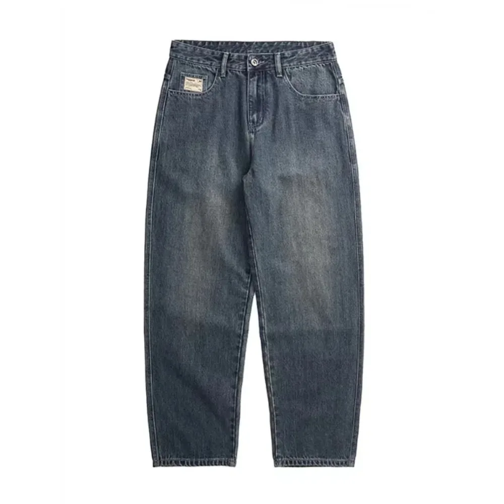 Denim Pants Men Jeans Vintage Washed Mid Waist Solid Straight Trousers Y2k High Street Work Casual Zipper Loose 2026 Summer
Denim Pants Men Jeans Vintage Washed Mid Waist Solid Straight Trousers Y2k High Street Work Casual Zipper Loose 2026 Summer