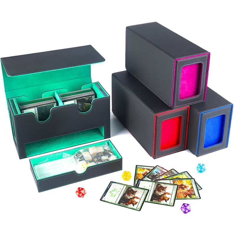 New Cartoon Ptcg Leather Card Storage Box Ws Ygo Ptcg Double Grid Side Card Insertion Brick Window Card Box Anime Card Gift Toy
New Cartoon Ptcg Leather Card Storage Box Ws Ygo Ptcg Double Grid Side Card Insertion Brick Window Card Box Anime Card Gift Toy