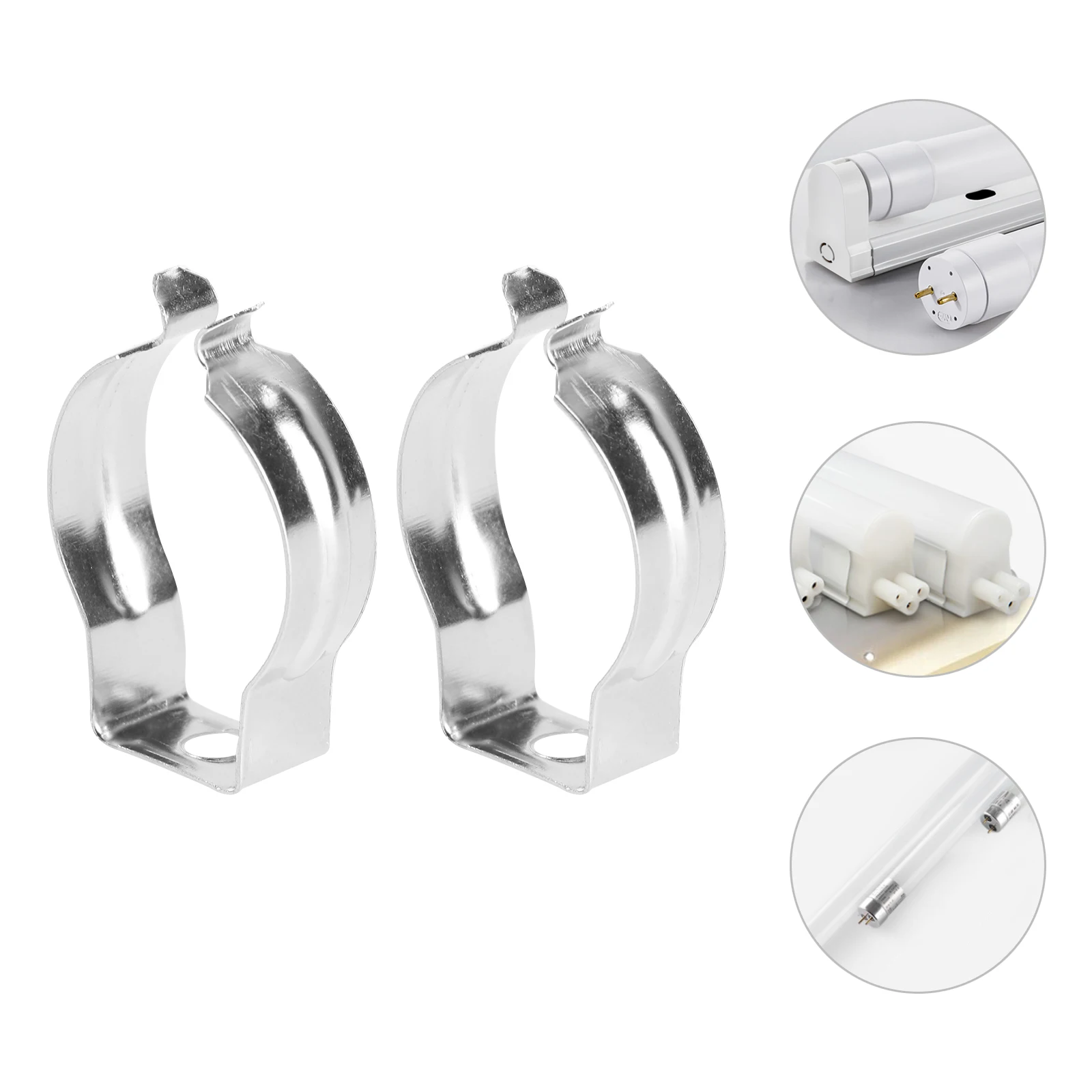 100 Pcs Fixing Clip Manganese U Clips Holder Bracket Steel Bracket Durable Tube Light Holder Fluorescent Lamp Support
100 Pcs Fixing Clip Manganese U Clips Holder Bracket Steel Bracket Durable Tube Light Holder Fluorescent Lamp Support