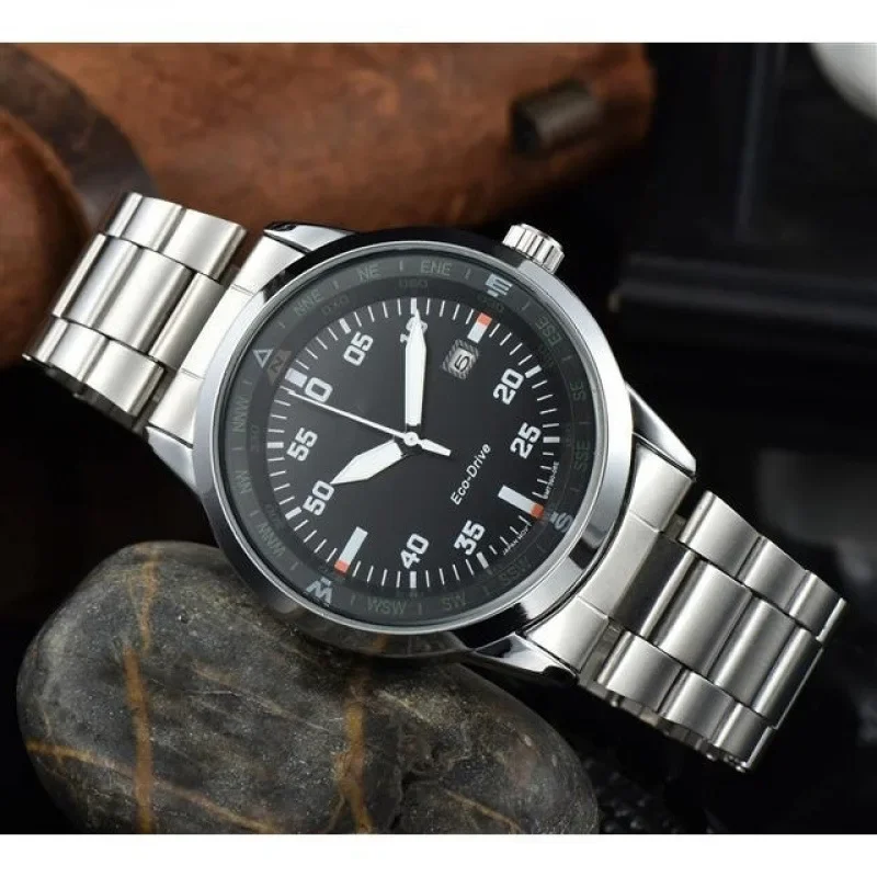 2025 Fashion Business Mechanical Watches Calendar Stainless Steel Leather Strap Luxury Brand Classic Automatic Mens Watch New
2025 Fashion Business Mechanical Watches Calendar Stainless Steel Leather Strap Luxury Brand Classic Automatic Mens Watch New