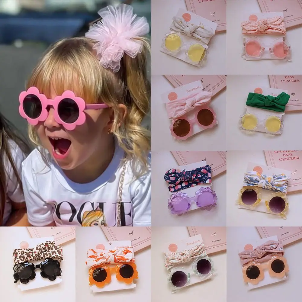 Shade Glasses Sunglasses Hair Headband Knot Hair Wear Sunglasses Hair Band Set Hair Accessories Sunflower Head Wear Children
Shade Glasses Sunglasses Hair Headband Knot Hair Wear Sunglasses Hair Band Set Hair Accessories Sunflower Head Wear Children