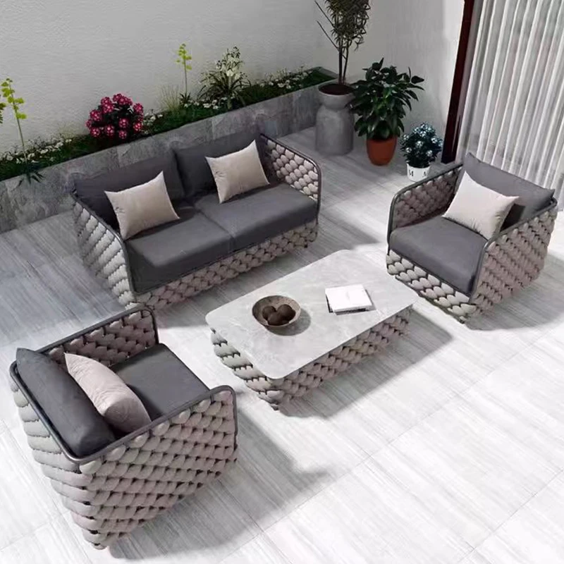 Rattan Garden Furniture Sofa Set Living Room Poor Villa Hotel Modern Luxury Home Combination Outdoor Sofa
Rattan Garden Furniture Sofa Set Living Room Poor Villa Hotel Modern Luxury Home Combination Outdoor Sofa