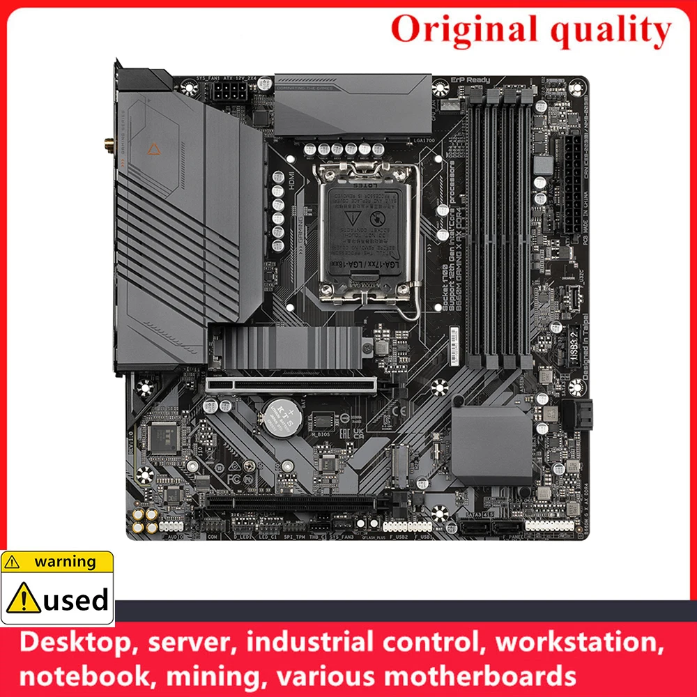 For B660M GAMING X AX DDR4 Motherboards LGA 1700 DDR5 128GB M-ATX For Intel B660 Desktop Mainboard M.2 NVME SATA III
For B660M GAMING X AX DDR4 Motherboards LGA 1700 DDR5 128GB M-ATX For Intel B660 Desktop Mainboard M.2 NVME SATA III