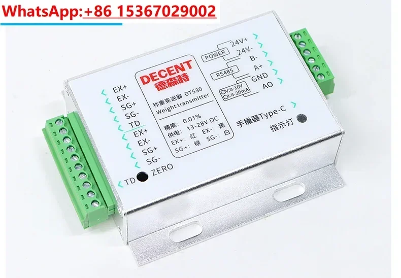 0-10V Amplifier Multi-channel Digital Rs485 Transmitter 4-20mA Indicator for Six-axis Force Sensor Automatic Robot Tester
0-10V Amplifier Multi-channel Digital Rs485 Transmitter 4-20mA Indicator for Six-axis Force Sensor Automatic Robot Tester