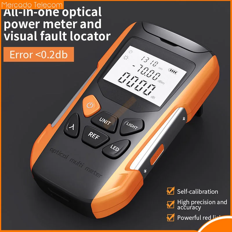 Multifunction Optical Power Meter G90 USB Charging Visual Fault Locator Optic Fiber Tester Professional Digital Multimeter
Multifunction Optical Power Meter G90 USB Charging Visual Fault Locator Optic Fiber Tester Professional Digital Multimeter