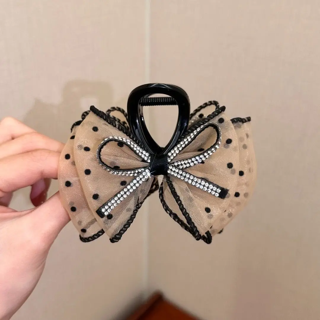 Trendy Lace Bow Hair Claw Sweet Geometric Butterfly Hair Clamp Women Girls Vintage Elegant Rhinestone Ponytail Clip Accessories
Trendy Lace Bow Hair Claw Sweet Geometric Butterfly Hair Clamp Women Girls Vintage Elegant Rhinestone Ponytail Clip Accessories