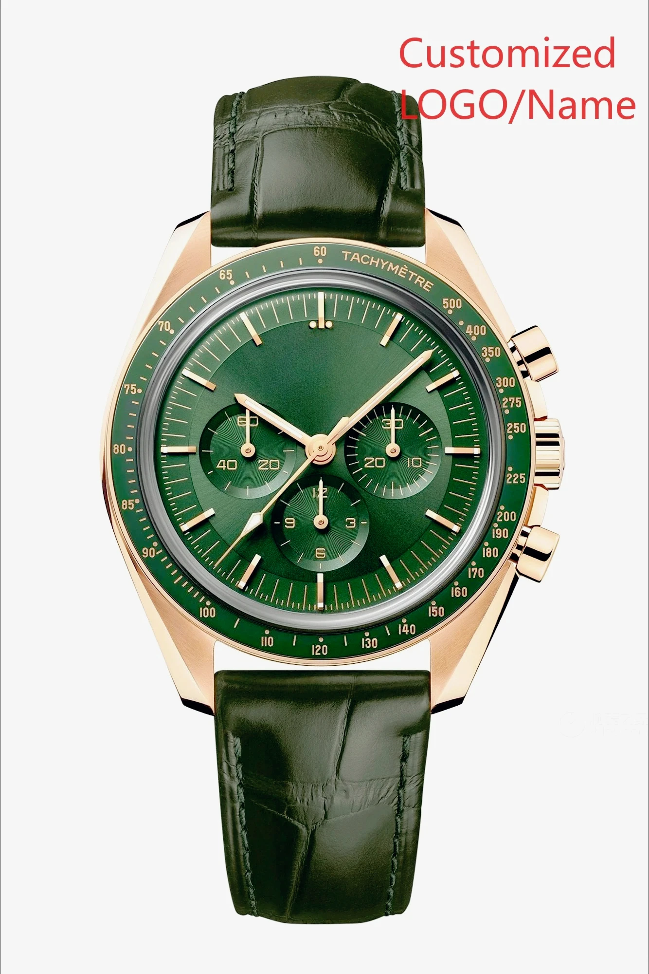 42mm Mens Automatic Mechanical Watch Stainless Steel Case Gold Green Tone Black Leather Strap Luminous Dial Waterproof
42mm Mens Automatic Mechanical Watch Stainless Steel Case Gold Green Tone Black Leather Strap Luminous Dial Waterproof